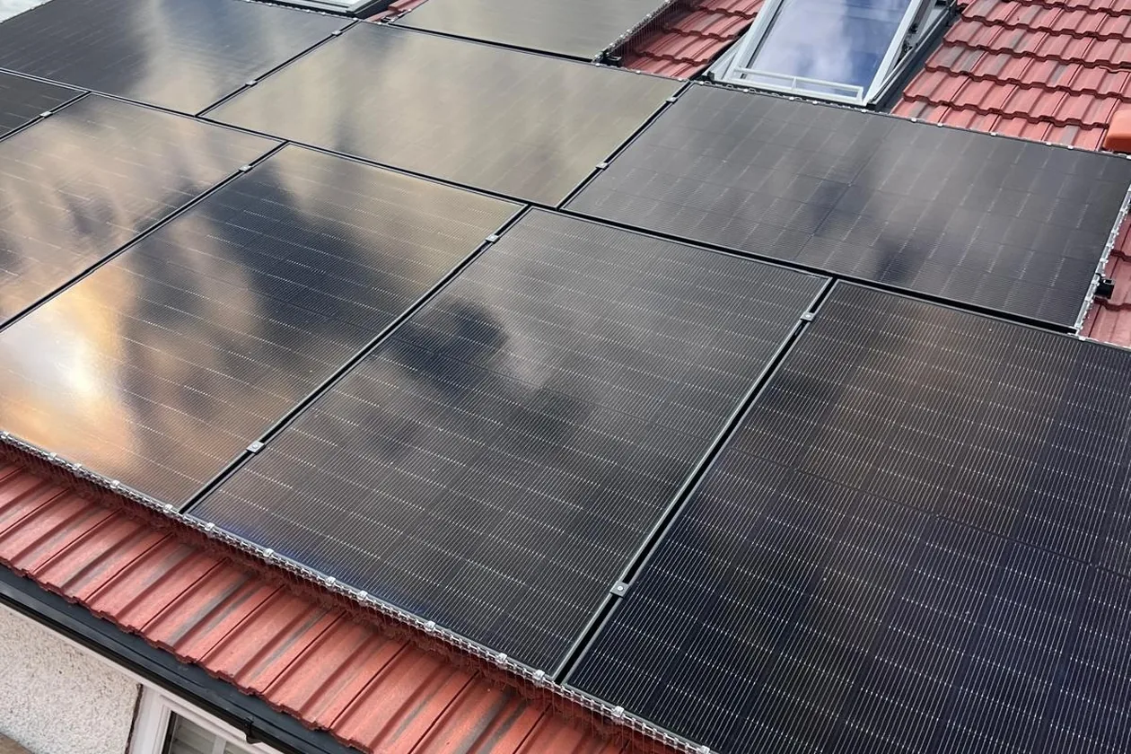 Solar panels on a tiled pitched roof in Anerley SE20