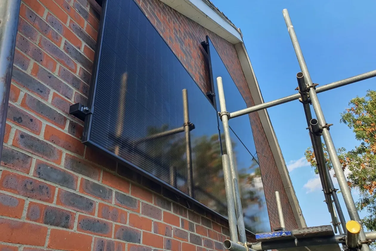Wall-Mounted Solar Panels, Wimbledon SW19
